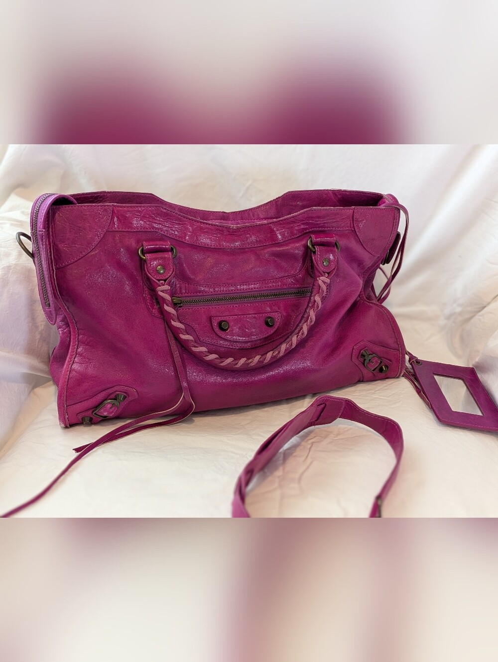 Balenciaga Town leather handbag